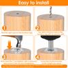 20Pcs Adjustable Furniture Levelers Furniture Legs Increased Height Anti-slip Foot Riser Sofa Table Chair Raiser Floor Protector