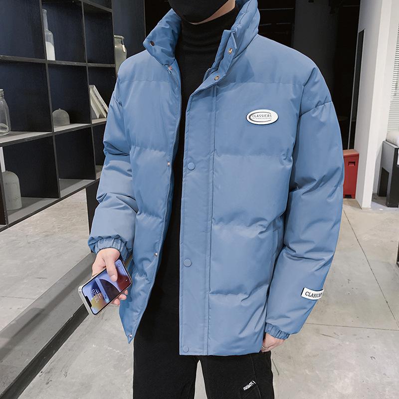 Bavlněný kabát Pánský kabát Chlebník Jednobarevný kabát Volné ležérní oblečení