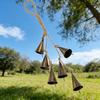 1PC Wind Chime 6 Bells Fortune with Hanging Rings for Indoor Outdoor Use Home Decoration