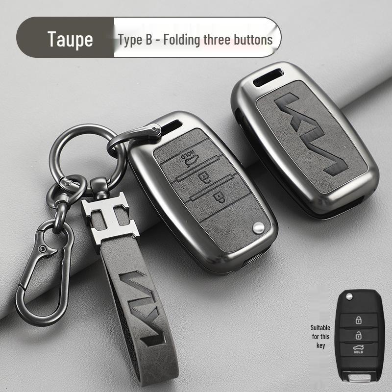 Kia Key Bag for K3 K4 K5, KX3 KX5/7, Sportage, Sorento, Niro, Kaicheng - Unisex Shell Buckle