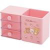 Rilakkuma H80 X W138 X D65mm San-X Multi-Pen Stand, Pink, FB56101, Size