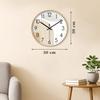 Reloj de Pared de Diseño para Dormitorio Elegante | Reloj de Pared Moderno para Recibidor, Hogar, Oficina, Cocina | Último Lujo Premium Único Cuarzo Elegante Reloj de Pared
