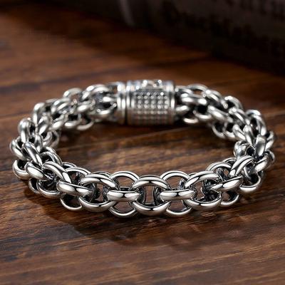 Bracelet Men's Cross Cool Ins Niche Design Trendy Card Bracelet Gift for Boyfriend