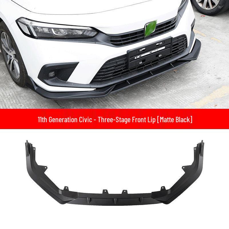 11th Gen Civic Front Lip Body Kit - No Drilling Needed, Undamaged Bumper Accessories