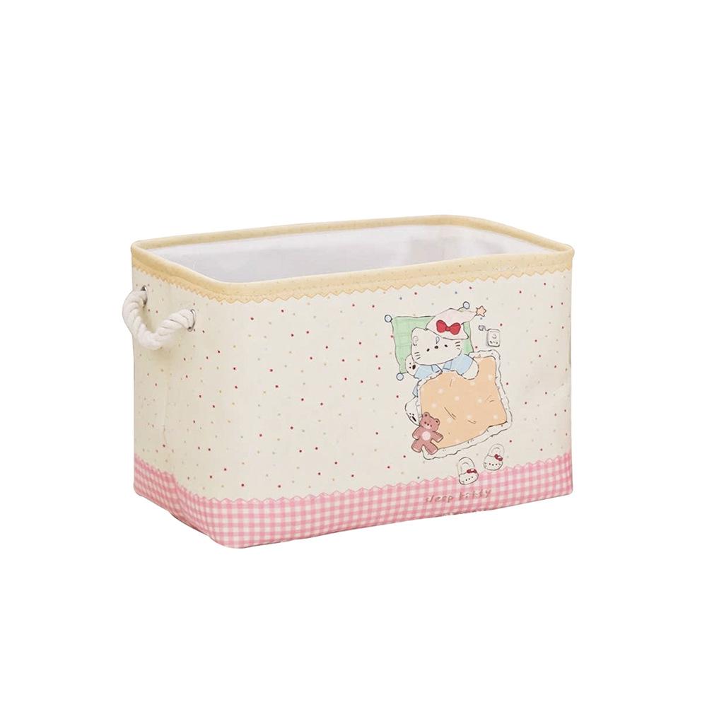 Cartoon Foldable Laundry Basket - Large Capacity Storage Hamper for Dorms and Homes