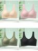 Kevis Wireless Night Minimalist High 7x Maintains Nipple Stays in 3D Containing Side 1 Bra Plus Bra, Seamless, Bra, Sides, Breathability, Position,