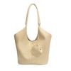 New summer armpit bag large-capacity storage bag fashionable niche tote bag solid color mother and child women's bag