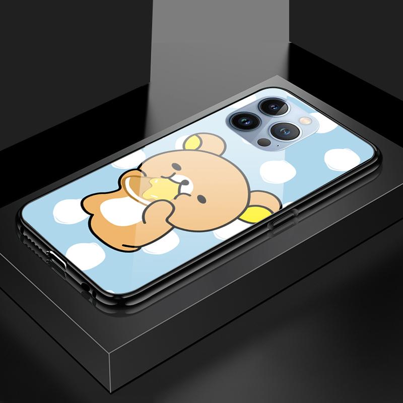 Tempered Glass Phone Case For OPPO Reno13 Reno14 Realme 11 12Pro 14 GTNeo6 C21Y C53 C75 OnePlus Nord2 NordCE3Lite Soft Edge Shockproof Smooth Shell