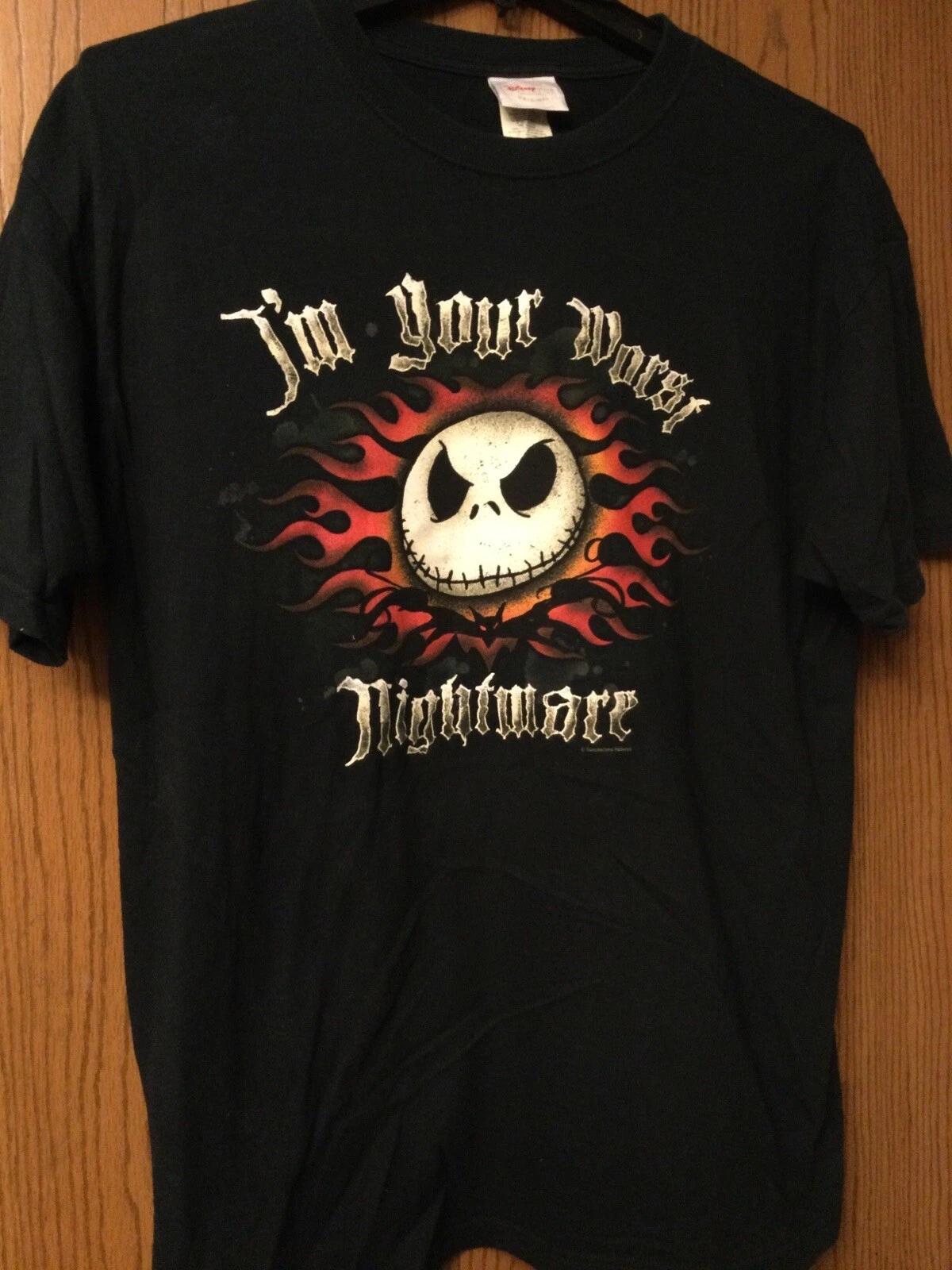 The Nightmare Before Christmas - “I’m Your Worst Nightmare” - Black Shirt - L 4XL