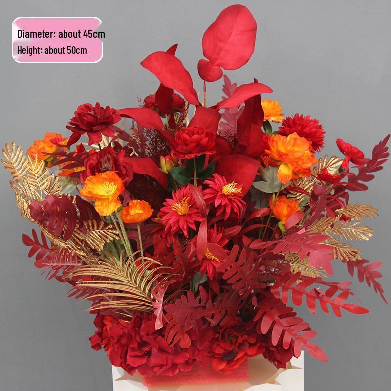 

Велике Шовкове Евкаліптове Квіткове Оформлення Проходу для Весіль