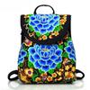 1 Pcs New Ethnic Style Canvas Embroidered Backpack Embroidered Women's Backpack Student Backpack Backpack