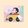 Crayon Shin-Chan Oyun Mouse Pad'i Anime Sevimli Masaüstü Fare Altlığı Bilgisayarlar Ofisler Oyuncular İçin Fare Altlıkları Kaymaz Kolay Temizlenir