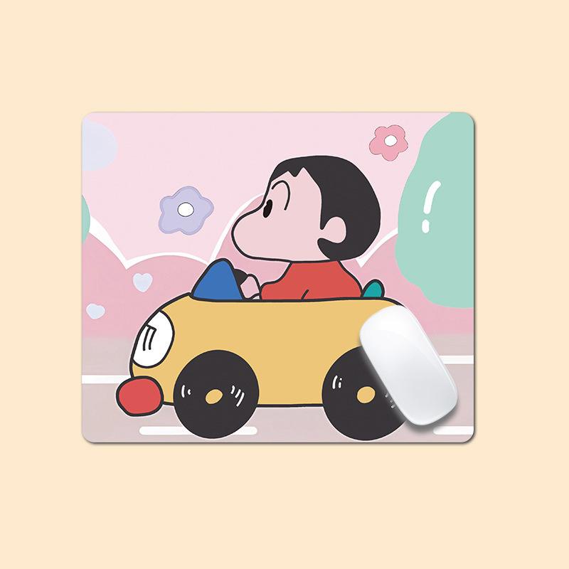

Коврик для мыши Crayon Shin-Chan для гейминга, аниме, милый, настольный, для компьютера, офисов, коврики для мыши для геймеров, противоскользящий, легко чистить
