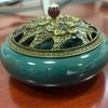 Large Ceramic Indoor Incense Burner: Fireproof Sandalwood & Stick Holder, Mosquito Repellent Ornament