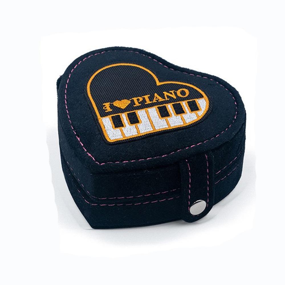 

Міні Пакувальний Мішечок для Ювелірних Виробів у Формі Серця, Портативна Дорожня Коробочка для Зберігання Кілець 06