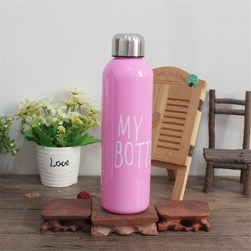 Buy 650ML Portable Tea Pot Plastic Water Bottle Large Capacity Tea Juice Bottle at affordable