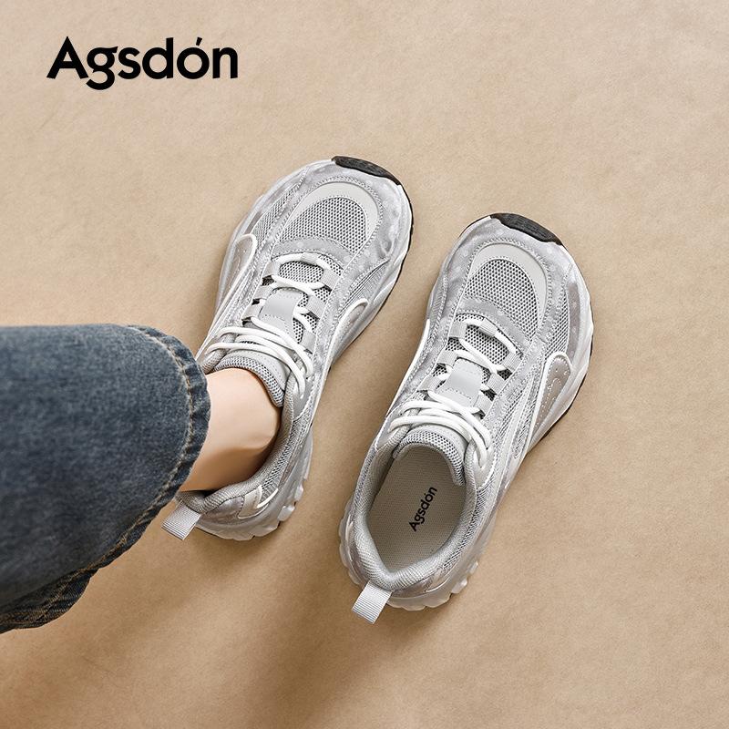 Augustine platform dad shoes women's 2025 new autumn small light and good-looking casual sports shoes trend