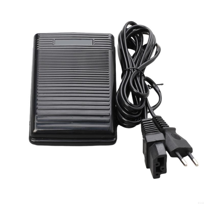 Nähmaschinen Fußpedal mit Kabel Effizienzsteigerung durch einstellbare Geschwindigkeit 50/60Hz Universelles Nähzubehör