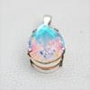 Angel Aura Quartz Pendant, Handmade Pendant, 925 Sterling Silver Pendant, Teardrop Quartz Pendant, Anniversary Pendant