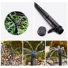 100Pieces Drip Emitters for Drip Irrigation Tubing Adjustable 360 Degree Drippers Arrow Stake Garden Irrigation Drippers