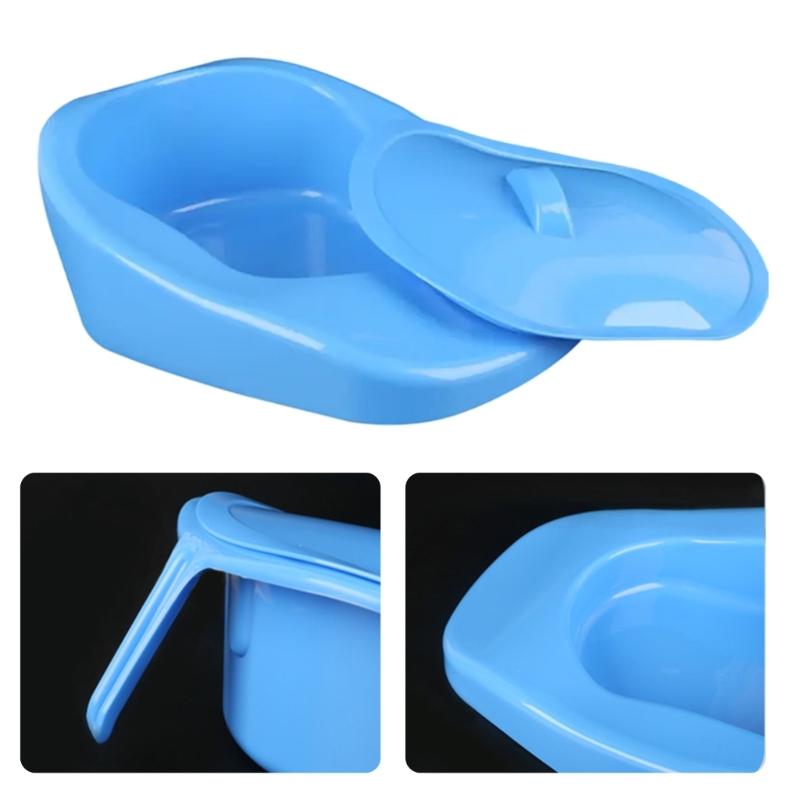 Practical Plastic Commode Chair with Ergonomic Handle for Safety Suitable for Pregnant Women and Mobility Impaired