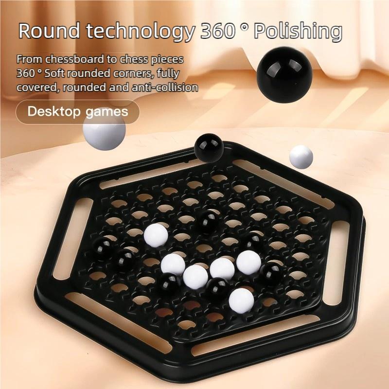 Parent-Child Interactive Board Game Three-Dimensional Four-Piece Chess Black and White Desktop Four-Piece Chess Five-Piece Chess Parent-Chil