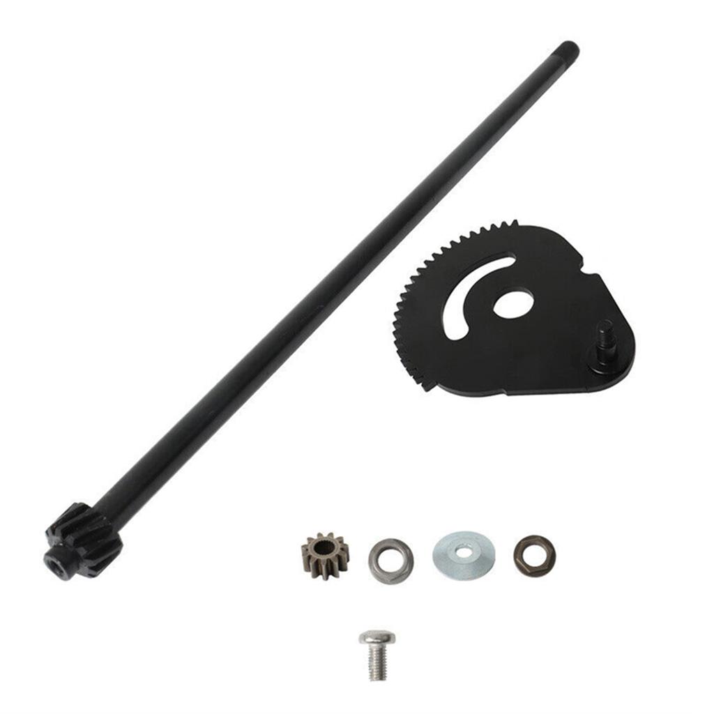 and For Troy Lawn Mower Steering Rod Shaft with Gear Kit Direct Replacement For For Enhanced Steering Functionality