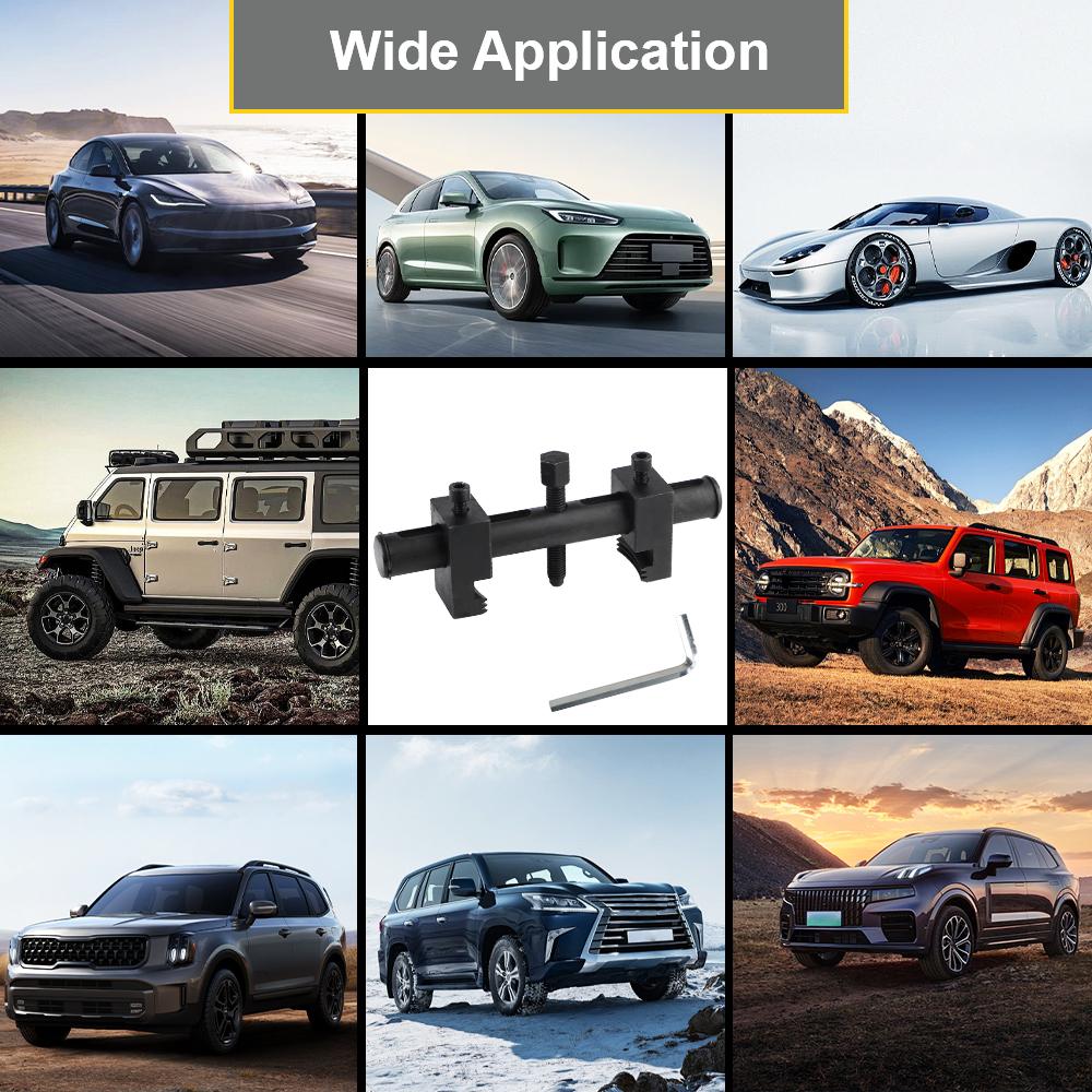 Car Parts Modification Repair Tools Ribbed Drive Pulley Adjustable Steering Wheel Disassembly Universal Crankshaft Remover