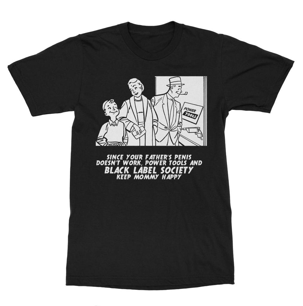 Pop Black Label Society Band Graphic Cotton T-shirt Unisex Summer Short Sleeve Fashion Brand Tee Luxury Casual Vintage Retro Top