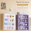 Wall-mounted doll magnetic doll display cabinet dust-proof doll hand box