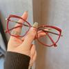 Anti-Blue Light Glasses For Women Cat Eye Eyewear Luxury Metal Frame Optical Spectacle Eyeglasses Female Glasses