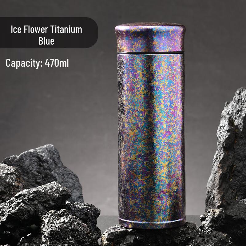 MRSIKEY Double-Layer Pure Titanium Insulated Mug