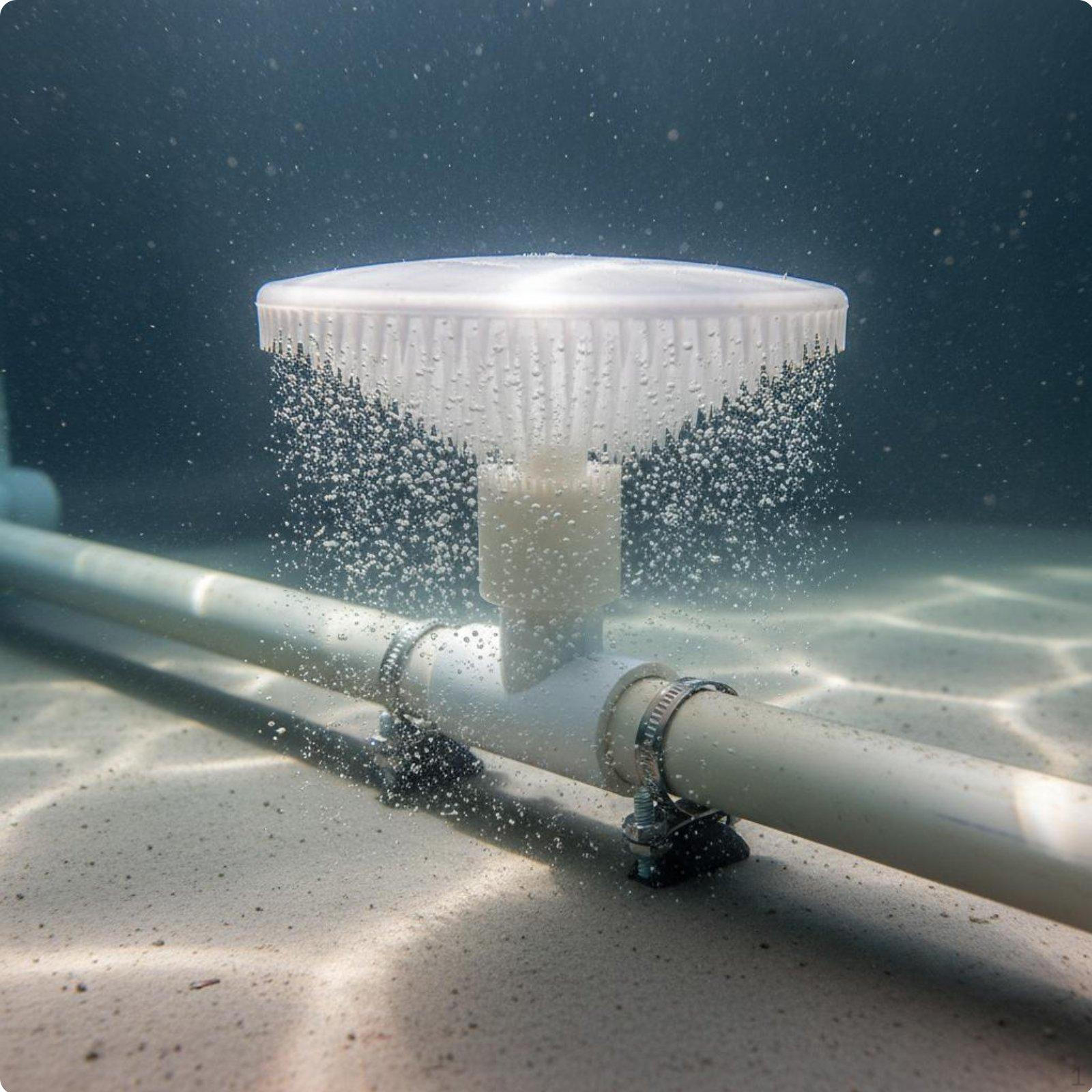 Rotary Mixing Aerator High Transfer Umbrella Head Non-Clogging Design 260 Abs-pp