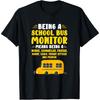 Being A School Bus Monitor Cotton Men T Shirt