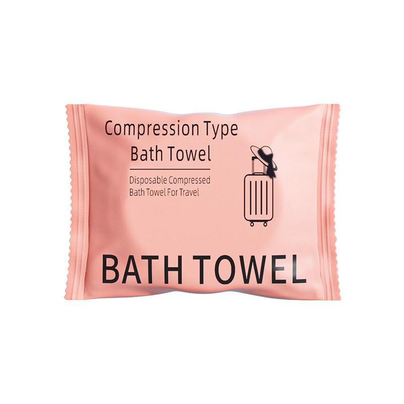 Portable Disposable Compressed Towel - Thickened Facial Cleansing & Bath Towel with Individual Packaging