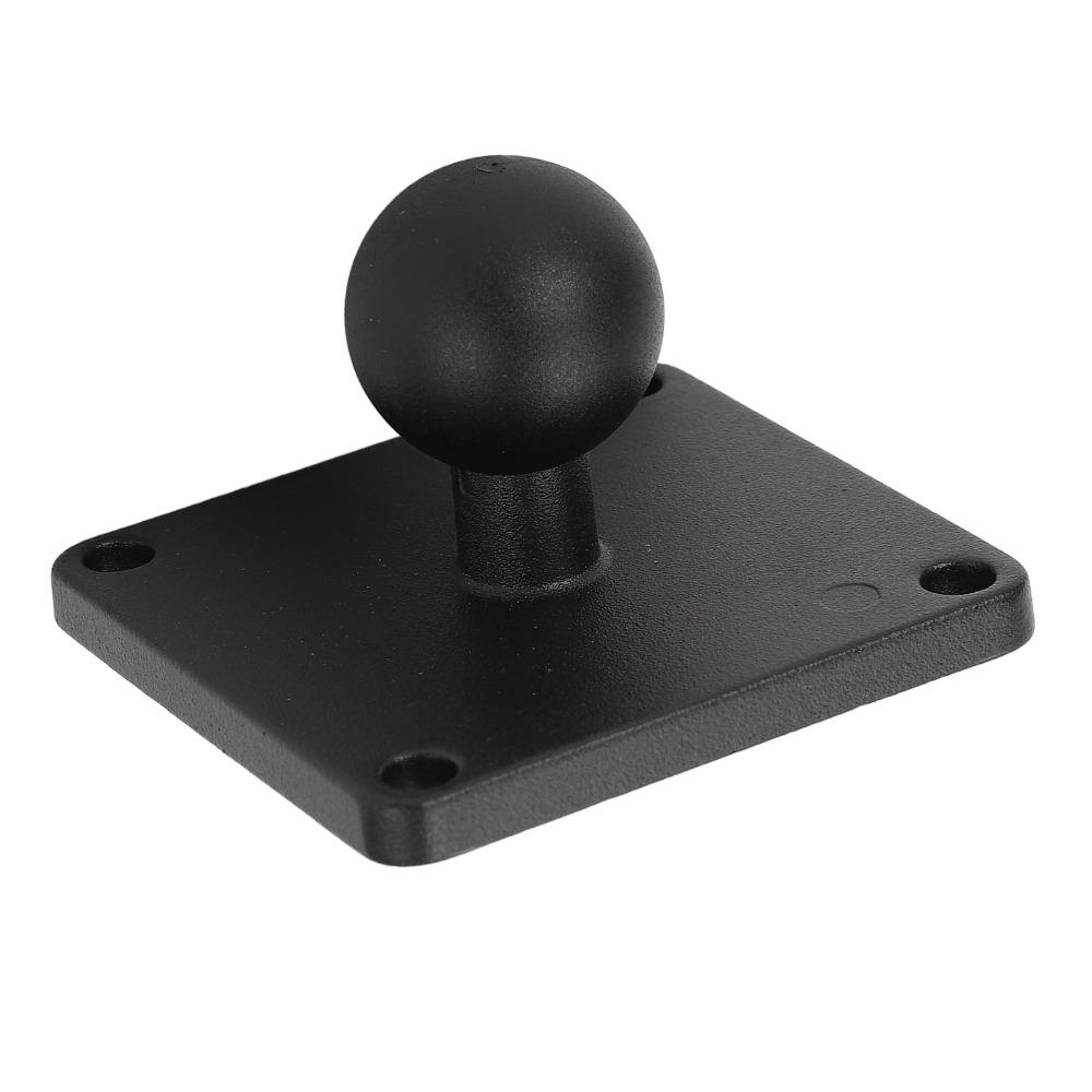 Rubber Ball Mount Base Aluminum Alloy AMPS Square Plate Durable Ball Mount Adapter Plate for Cars