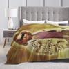 The Big Lebowski  Blanket  Soft Comfortable Plush Throw Blanket For Bedroom Travel Office Flannel Bedspread Bed Cover
