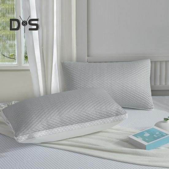 Summer Cool Pillow Washable 3D Texture Pillow with Mesh Border Breathable Cooling Pillow for Deep Sleep Home Bedroom Dormitory