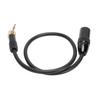Right Angle 3.5mm To XLR Stereo Sound Cable 0.5M Male To XLR Male Microphone Cable for Phone Tablet Laptop