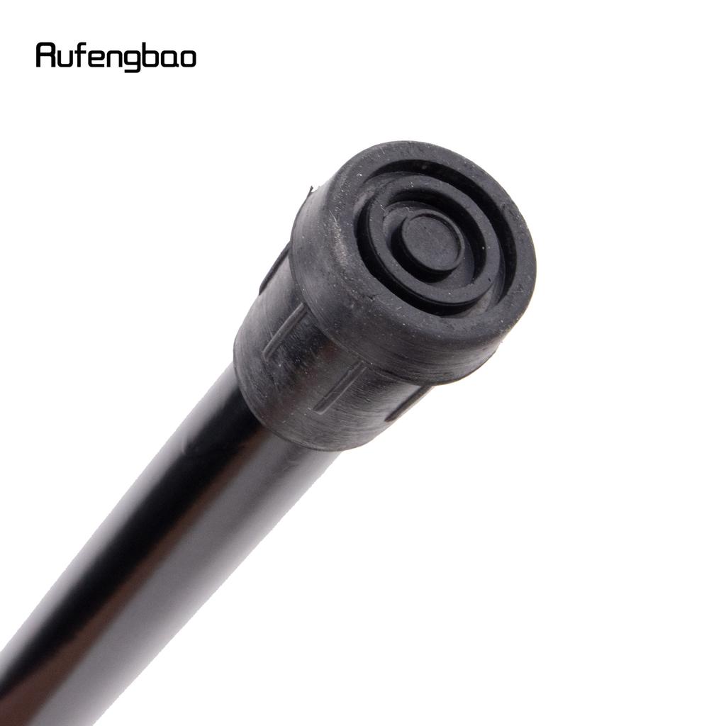 Baston de mers tradițional din lemn rotund negru de modă tradițională Cospaly Decorativ pentru petrecere Baston de mers din lemn de Halloween Baghetă buzdugan Crosier 95cm