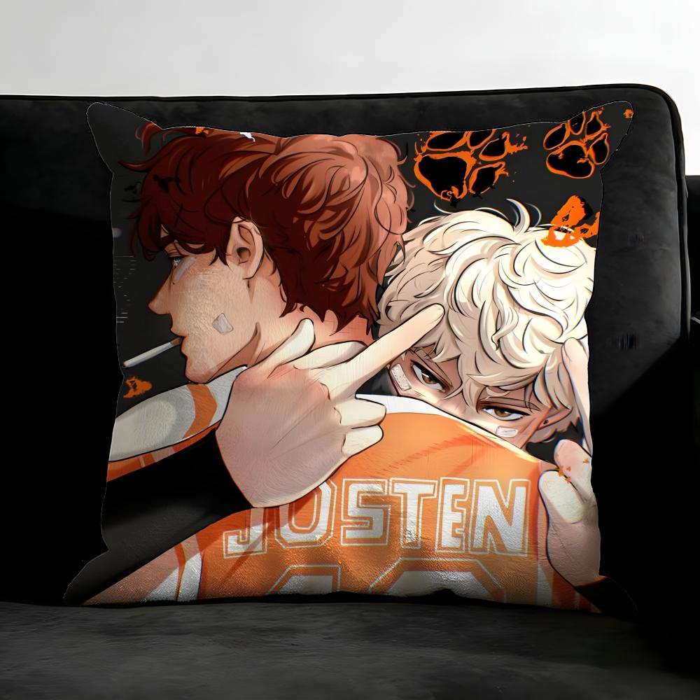 The Foxes-All For The Game Cushion Cover Pillowcase Ultra Soft Skin Friendly Fabric Cloud Like Comfort & Concealed Zipper