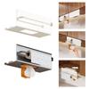 Rustproof Carbon Steel Kitchen Towel Rack With Strong Adhesive Backing Wall Mount Space Saving