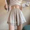 Elastic Safety Short Pants Soft Petticoat Underpants Fashion Lace Underwear  Women Girls