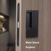 New Style Handleless Flat Lock Modern Bedroom Magnetic Recessed Door Handle Silent Push And Pull Invisible Sliding Door Lock