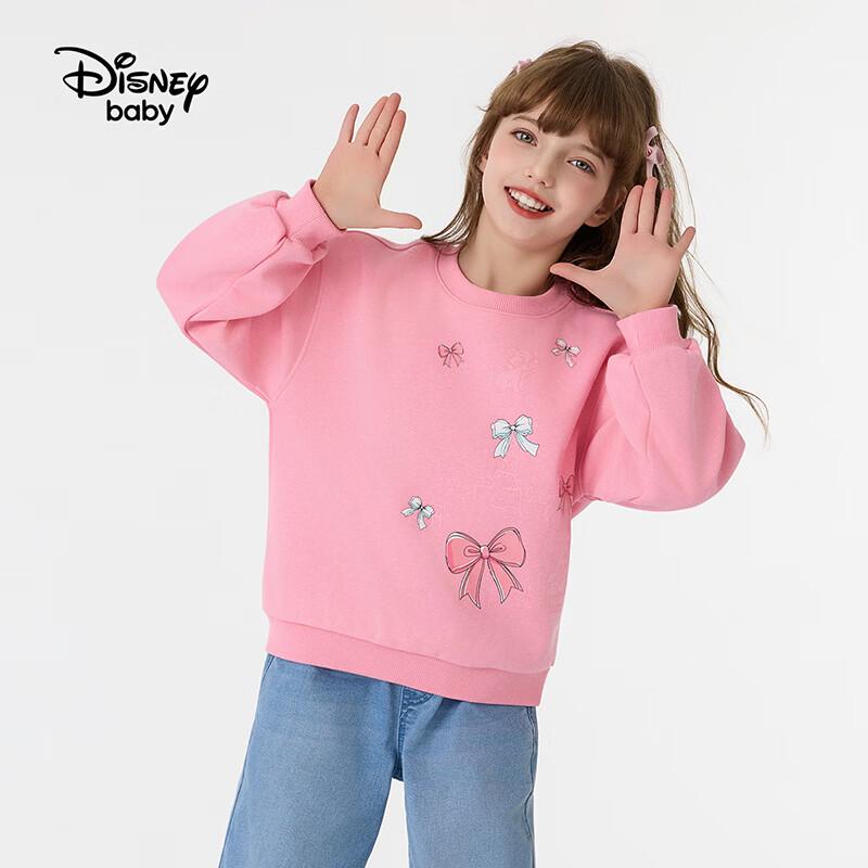 Disney Girls' Loose-Fit Crew Neck Sweatshirt
