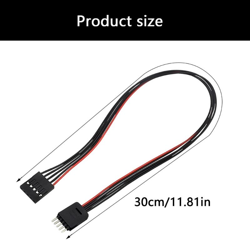 4-Pin-Adapterkabel 2,54 mm Buchse auf 2,0 mm Stecker Draht Breadboard Jumper-Kabel für Elektronik-Prototyping & -Tests