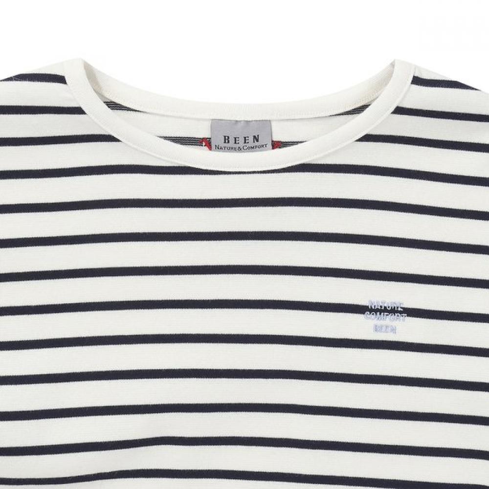 The Coffee Bean   Tea Leaf Navy STripe Long Sleeve T shirT ba13Ts02nv