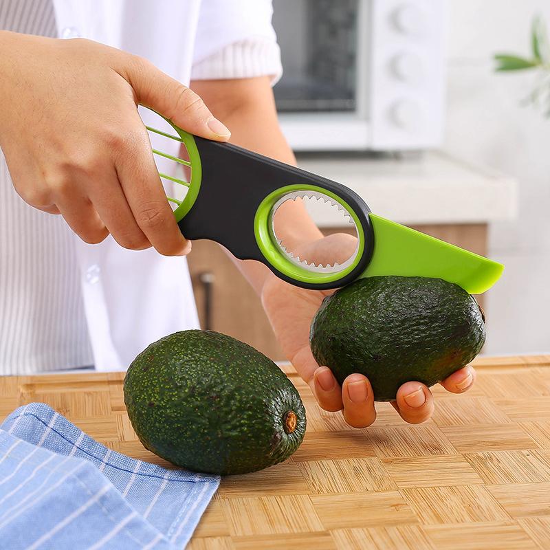 Avocado Pit Remover Multifunctional Fruit Cutter Slicer Portable Kiwi Pitter Tool Avocado Slicer For Home Studio Restaurant