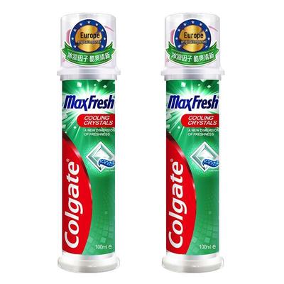 Colgate Cool Mint Pump Toothpaste Twin Pack