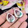 Bi-Color Tourmaline Gemstone 925 Sterling Silver Jewelry Earring 1.77" KG-1790